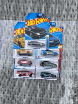 Hot Wheels Honda Lot Of 7 Prelude ,Civic Type R , CRX, ‘73 Custom & Odyssey
