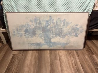 Large Abstract Tree Canvas Wall Art