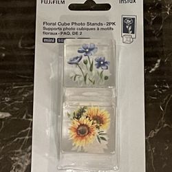 Instax Floral Cube Photo Stands