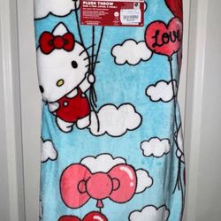 Hello Kitty Valentines Blanket 