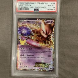 2021 POKÉMON CELEBRATIONS MEWTWO EX