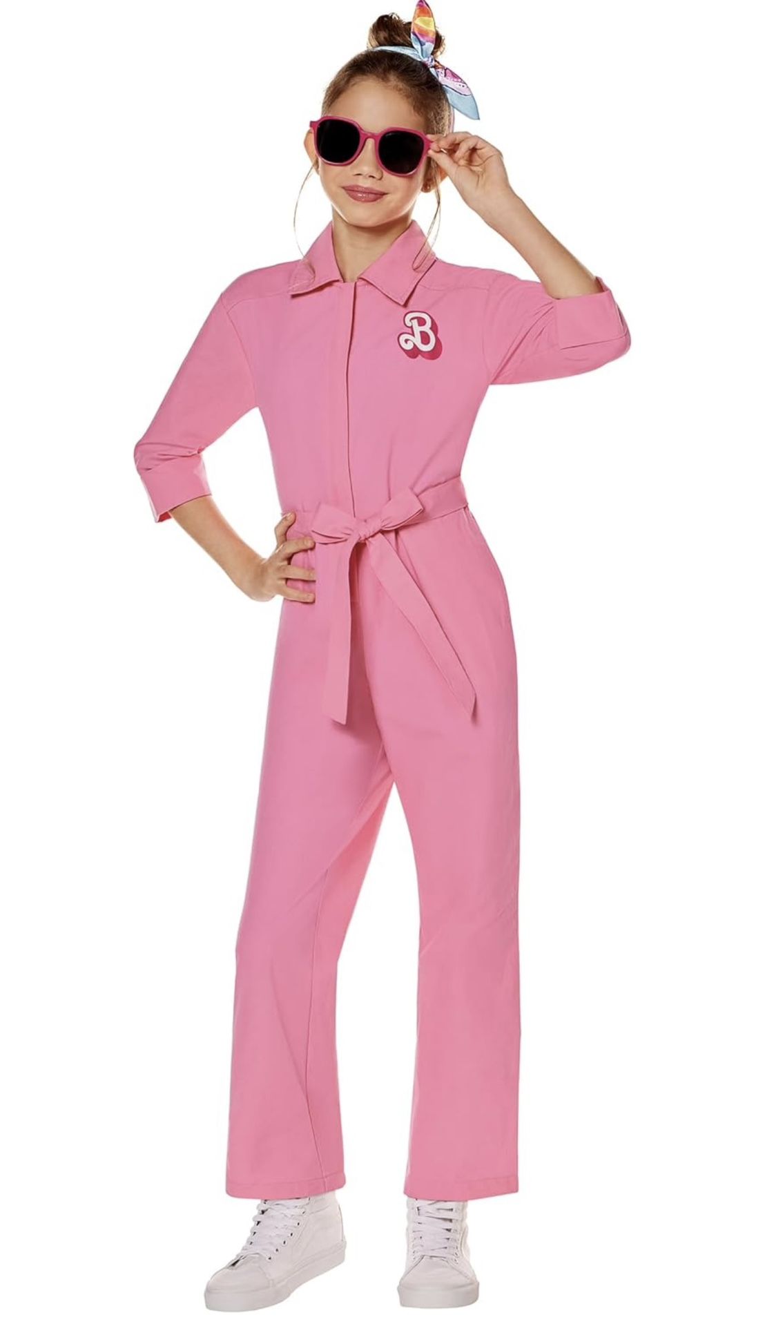 Barbie the Movie Kids Pink Power Jumpsuit 