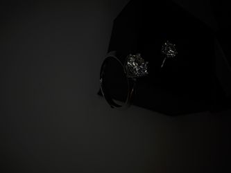 Moissanite Diamond engagement ring