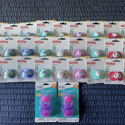 New Nuby pacifiers. $2 Each. 3-pk Gentle Steps $1.50 each. Check my other posts for more items.