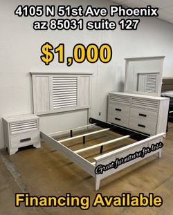 Queen size bedroom set brand new