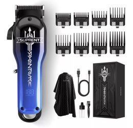 SUPRENT Hair Clippers for Men Professional 7000 RPM Cordless Recharge Ceramic