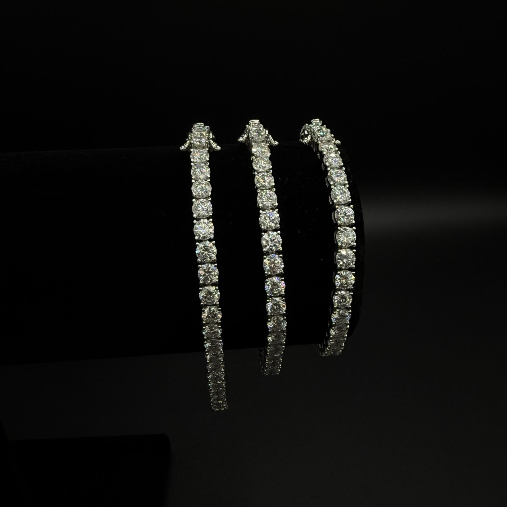 Premium VVS Diamond Moissanite Tennis Bracelet new 4mm