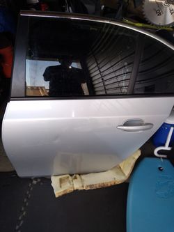 BMW 545i E60 Front & Rear Drivers Side Doors W/ Windows. Silver