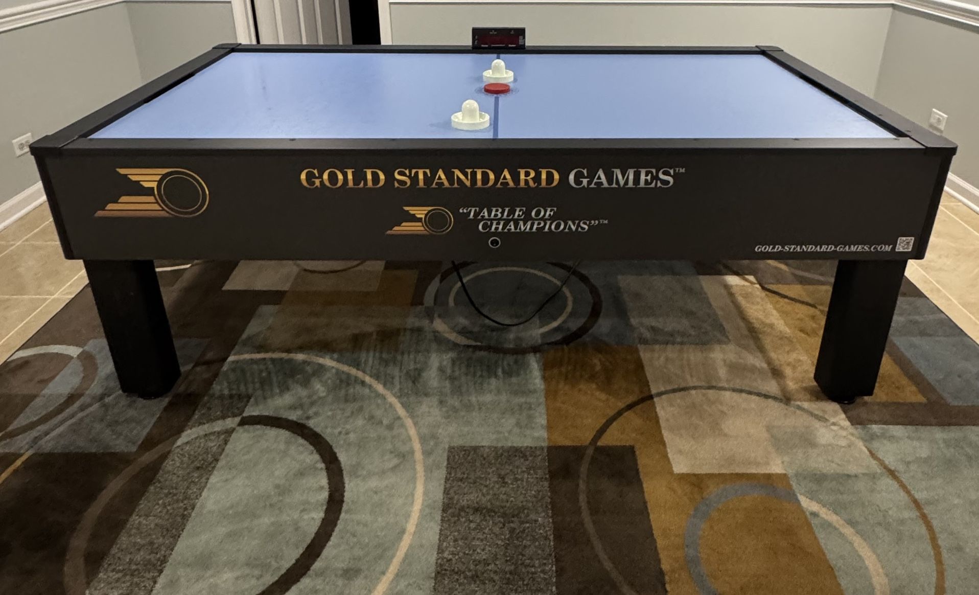 Gold Standard Games Air Hockey Table