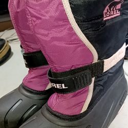 Sorel Flurry Size 3 Youth In Great Condition 
