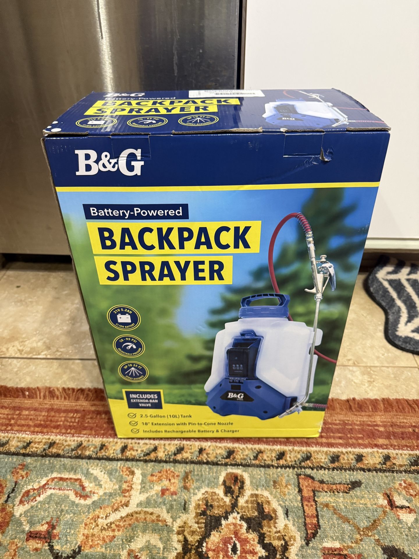 B&G Backpack Sprayer Brand New