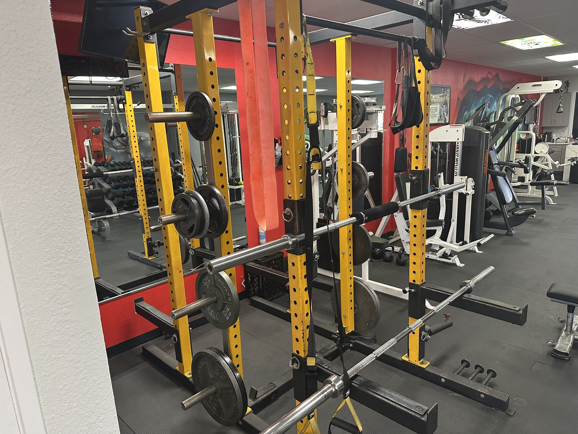 Double Squat Rack