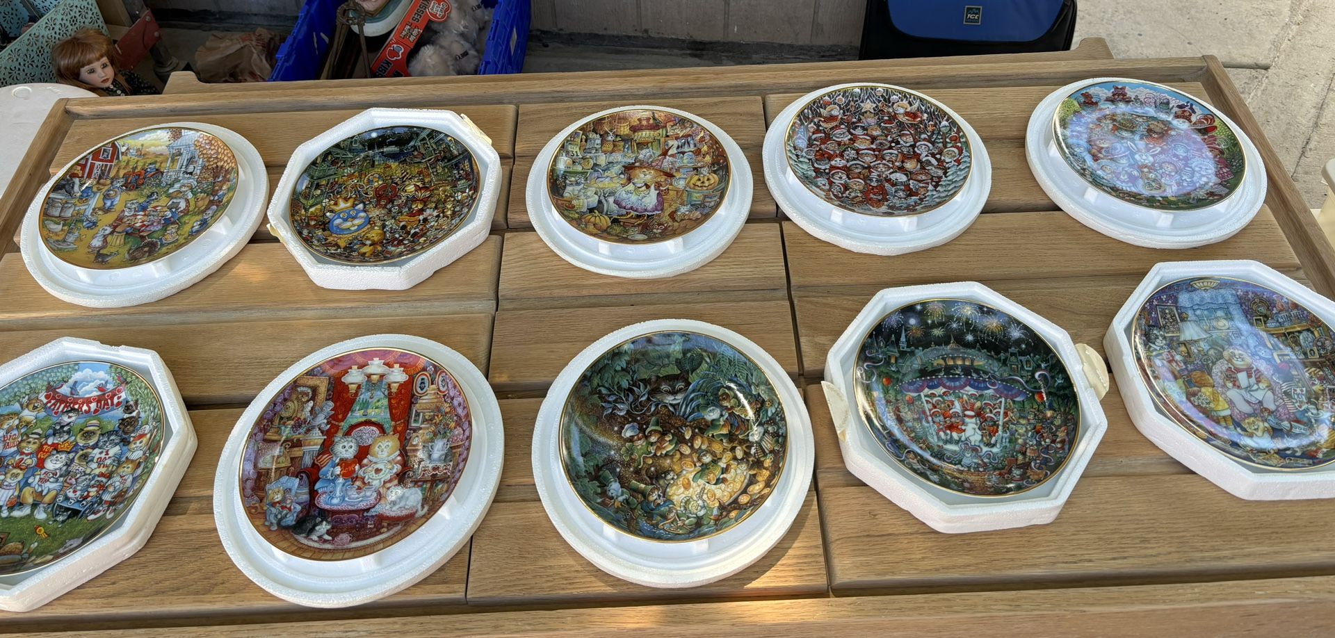 Gorgeous Bill Bell The Franklin Mint Heirloom collection limited edition plates
