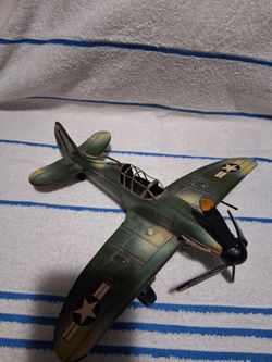 WWII US Military Fighter Plane Scale Model