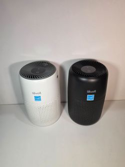 Levoit Air Purifiers – White and Black, Set of 2