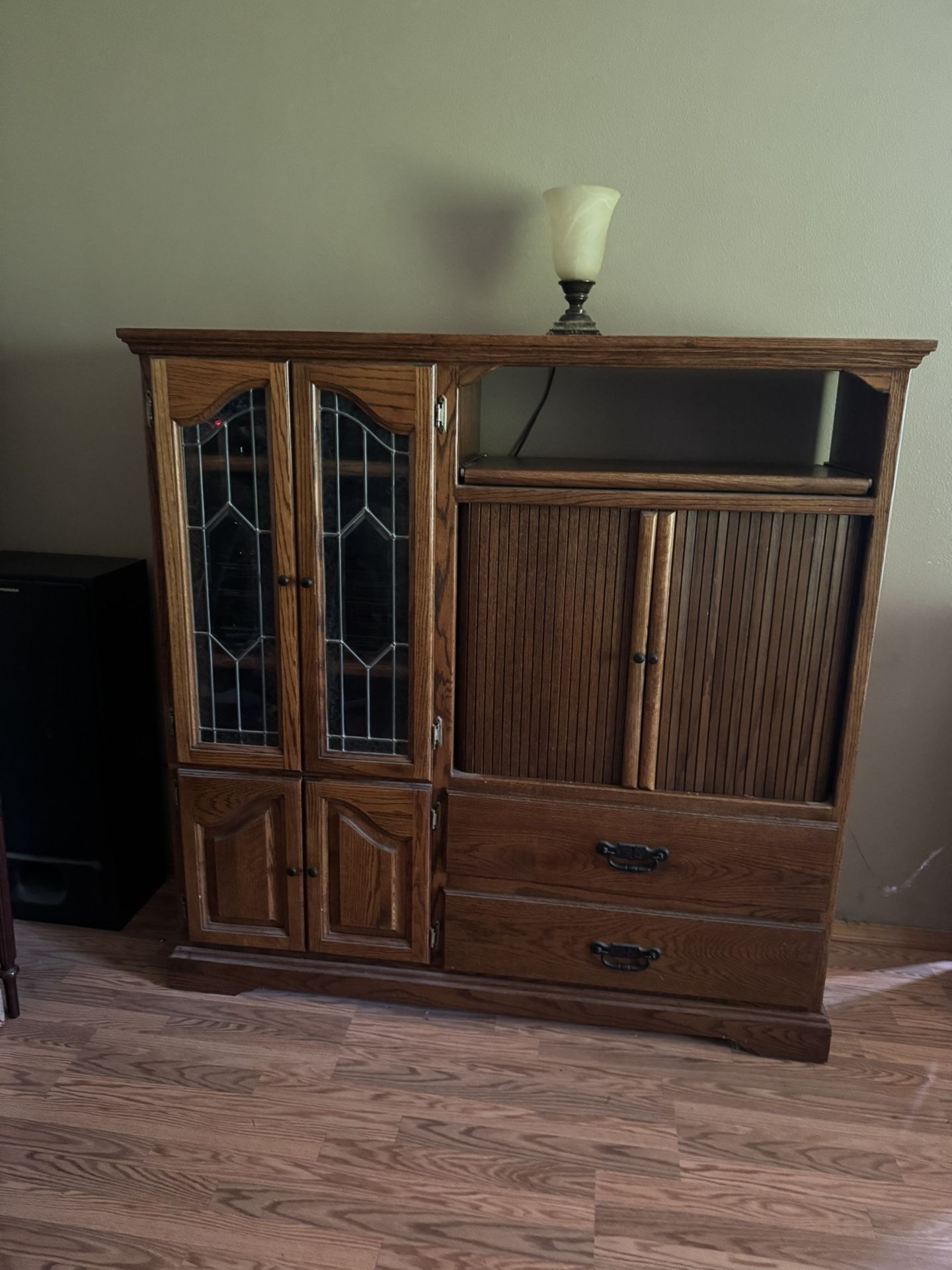 Oak Entertainment Center