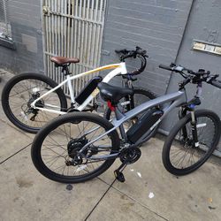2 Acibest TOP OF THE LINE E-BIKES BOTH HAS 2 BATTERYS EACH BIKE