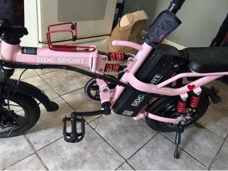 DDG pink e-bike