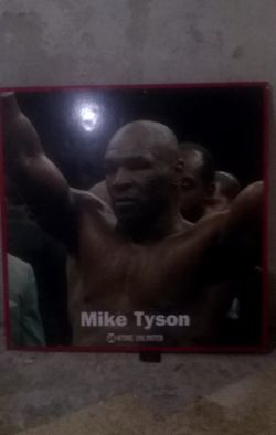 Mike Tyson hardwood poster