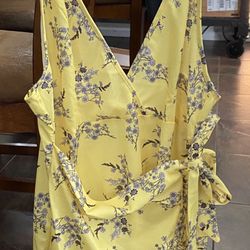 Size Large Yellow Dress