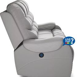 Leather Power Recliner 