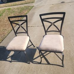 Raw Iron Dining Room Chairs