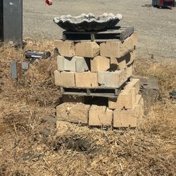 Cinder Blocks And Wall Caps