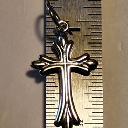 New - 925 Sterling Silver Theda Cross Pendant 