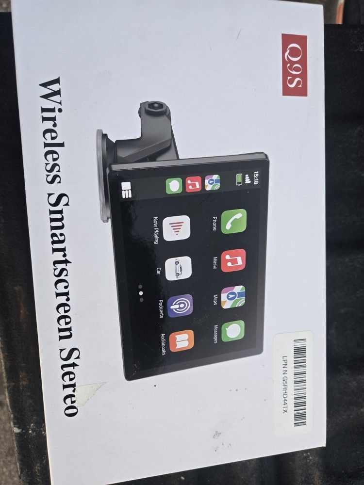 Portable Carplay Radio With Dash Cam