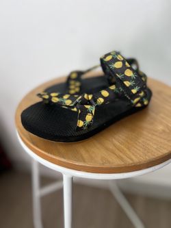 Pineapple Print Sandals