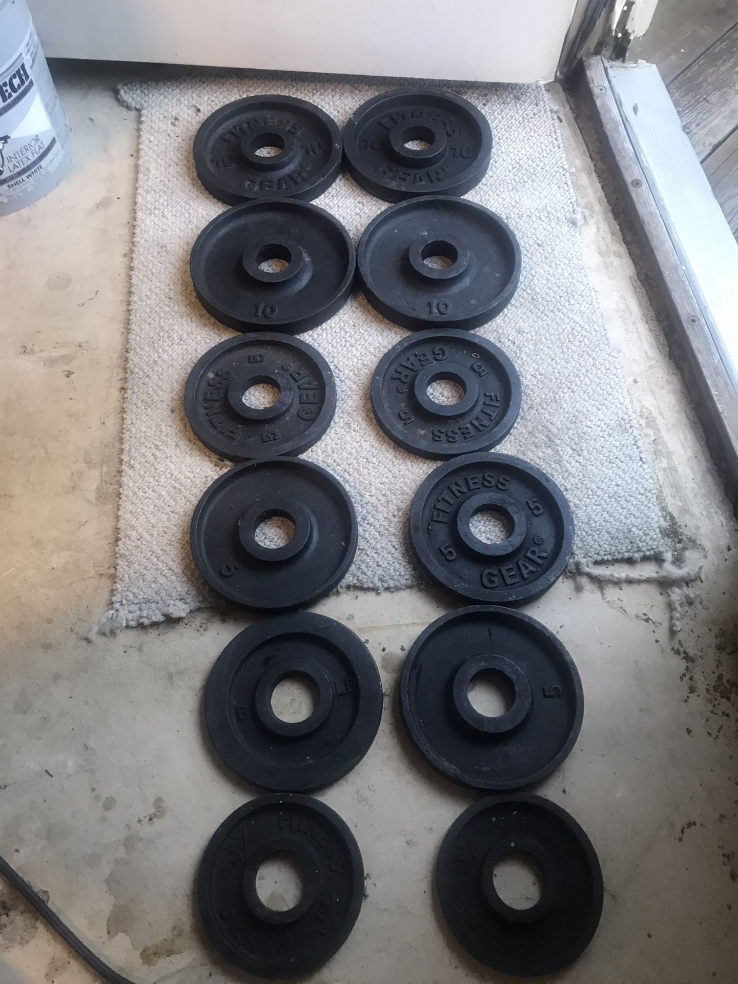75 Lbs Olympic weights plates