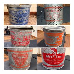 Vintage Minnow Buckets