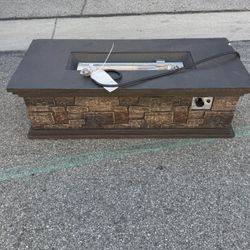 Fire Pit With Lightweight Concrete And Steel Frame