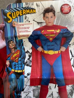 Superman Muscle Chest Kids Costume Small