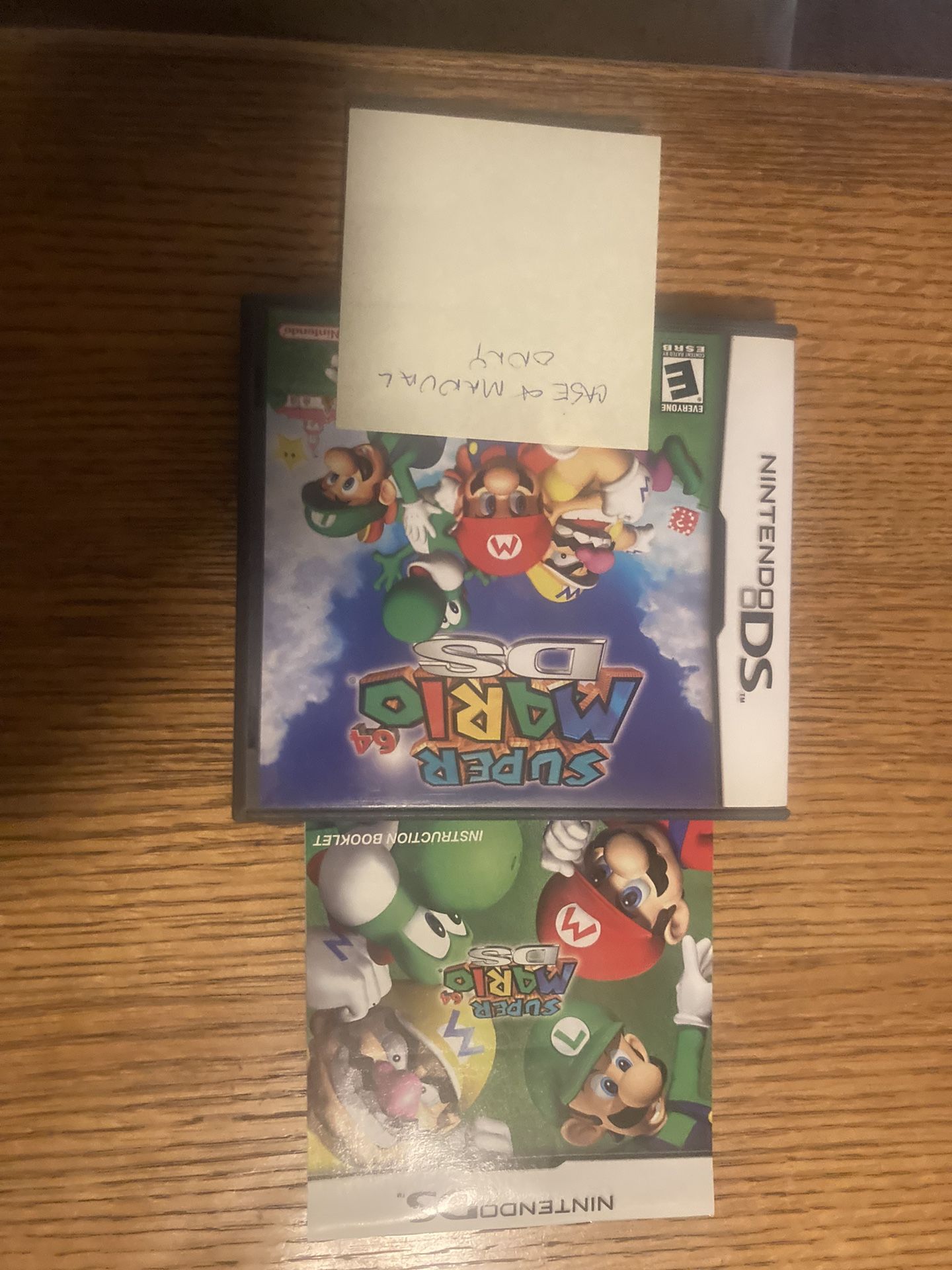 Nintendo DS Super Mario ( Case And Manual Only)