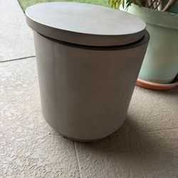 Outdoor Cooler Side Table