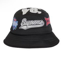 Supreme Mesh Crusher Hat Black 