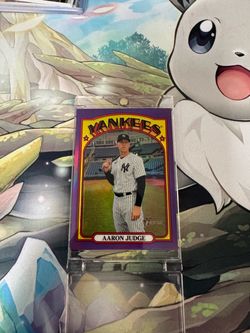 Aaron judge chrome purple refractor #121