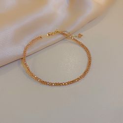 New Champagne Crystals Bracelet, Pick 2 Jewelry Free Shipping 