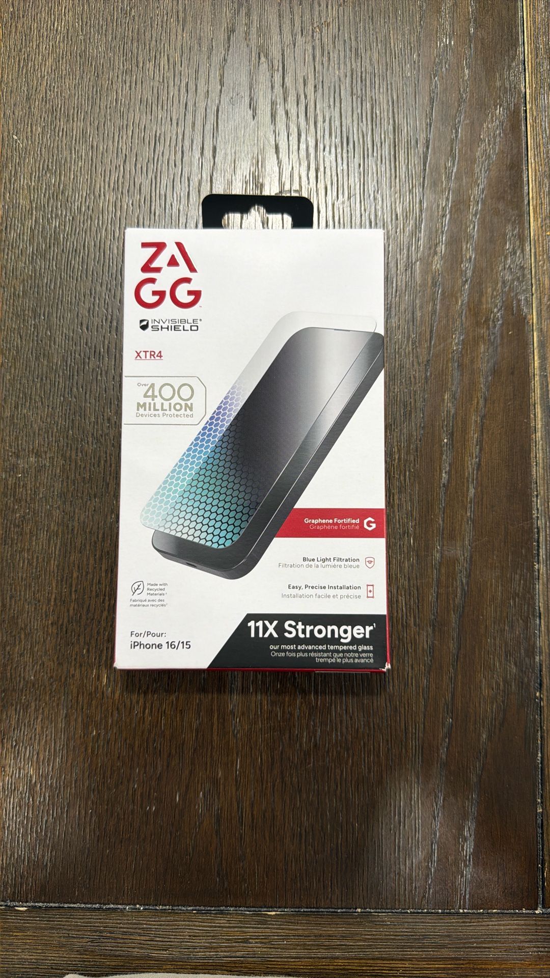 iPhone 16/15 Zagg Screen Protector