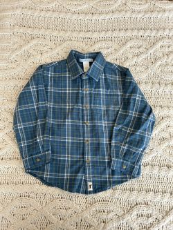 Janie & Jack Long Sleeve Button down- Size 4T