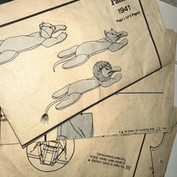 “Vogue 1941” Lion Sewing Pattern