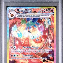 Flareon Ex Prismatic Evolutions PSA 9