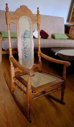 Wood / Cane Rocking Chair