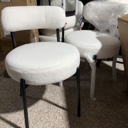 4 x White Dining Chairs