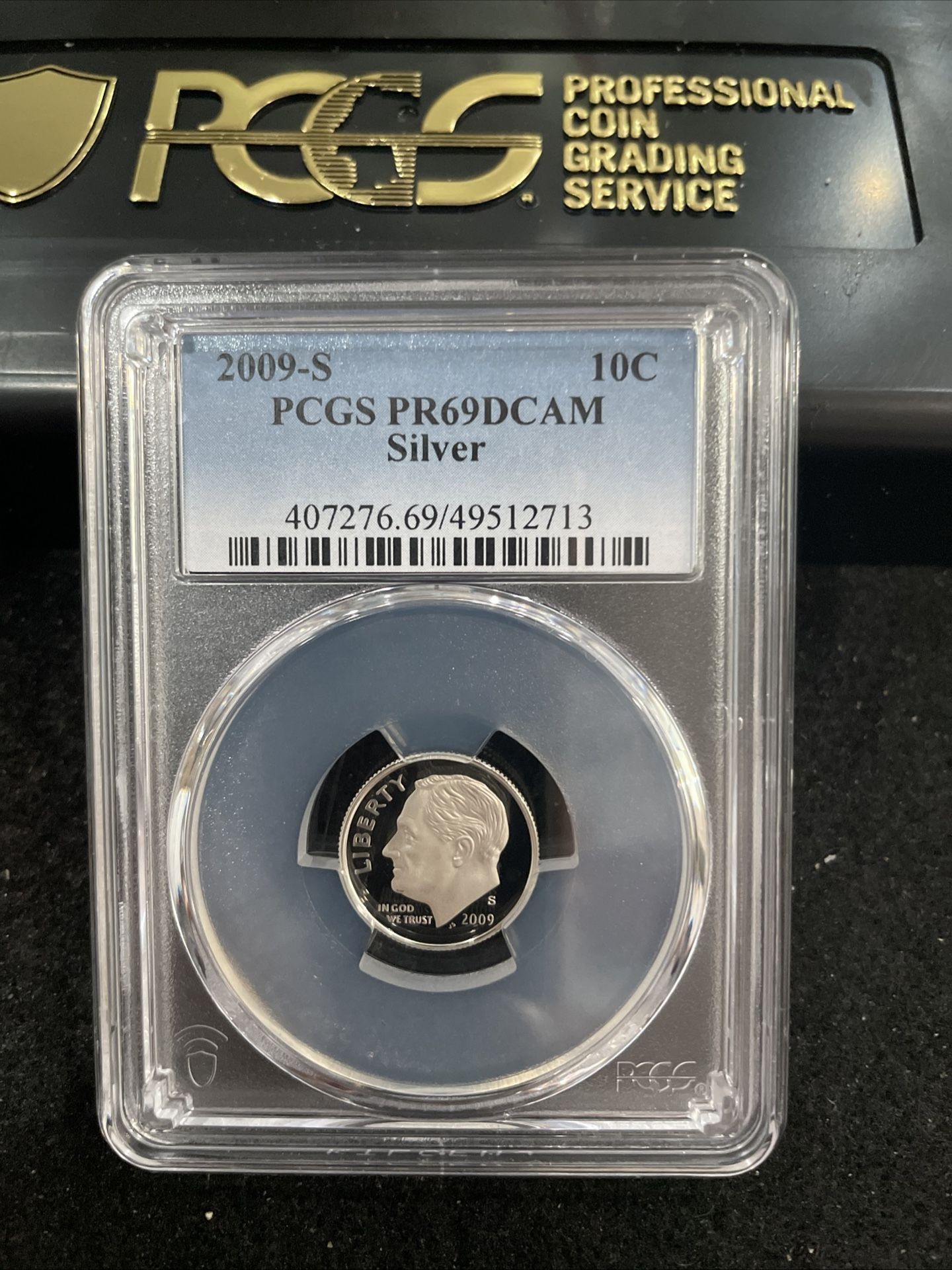 2009 S Gem Proof SILVER Roosevelt Dime Graded At PR69 With A Deep Cameo U-13