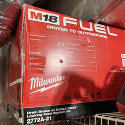 Milwaukee M18 & M12 Snake Drains -New