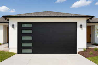 Teza Aluminum 5 Lite Glass Garage Door - In Stock