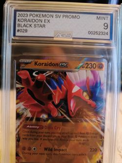 Koraidon EX Pokemon Graded Card 