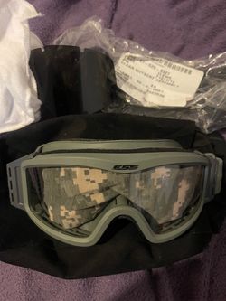 ESS Profile NVG Ballistic Goggles Glasses Tactical Protective Military Green like new